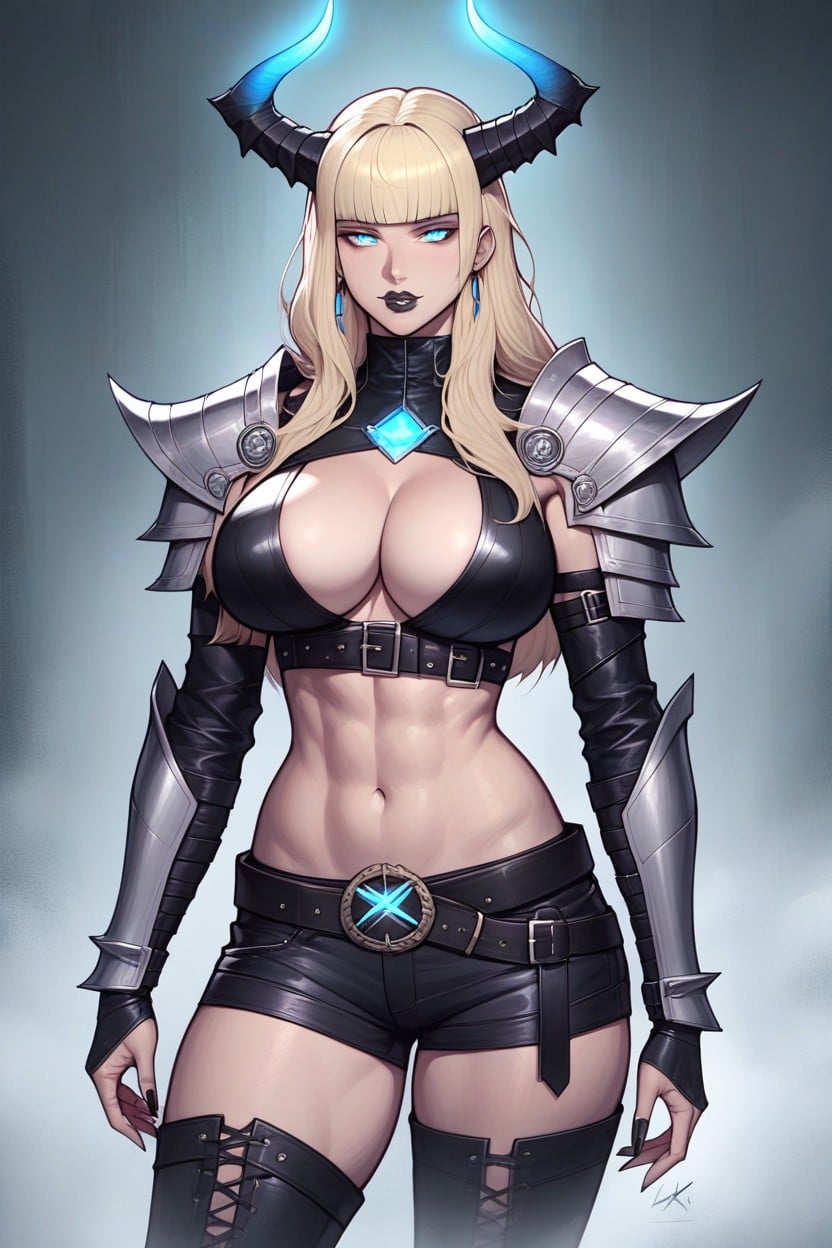 Waist Shot, Open Top, Bangs Hentai AI Porn