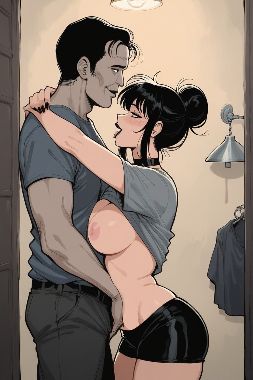 Dimly Lit, Closet, Hypno Hentai AI Porn