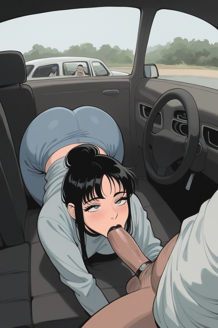 18+, Looking Up, Horny Hentai AI Porn