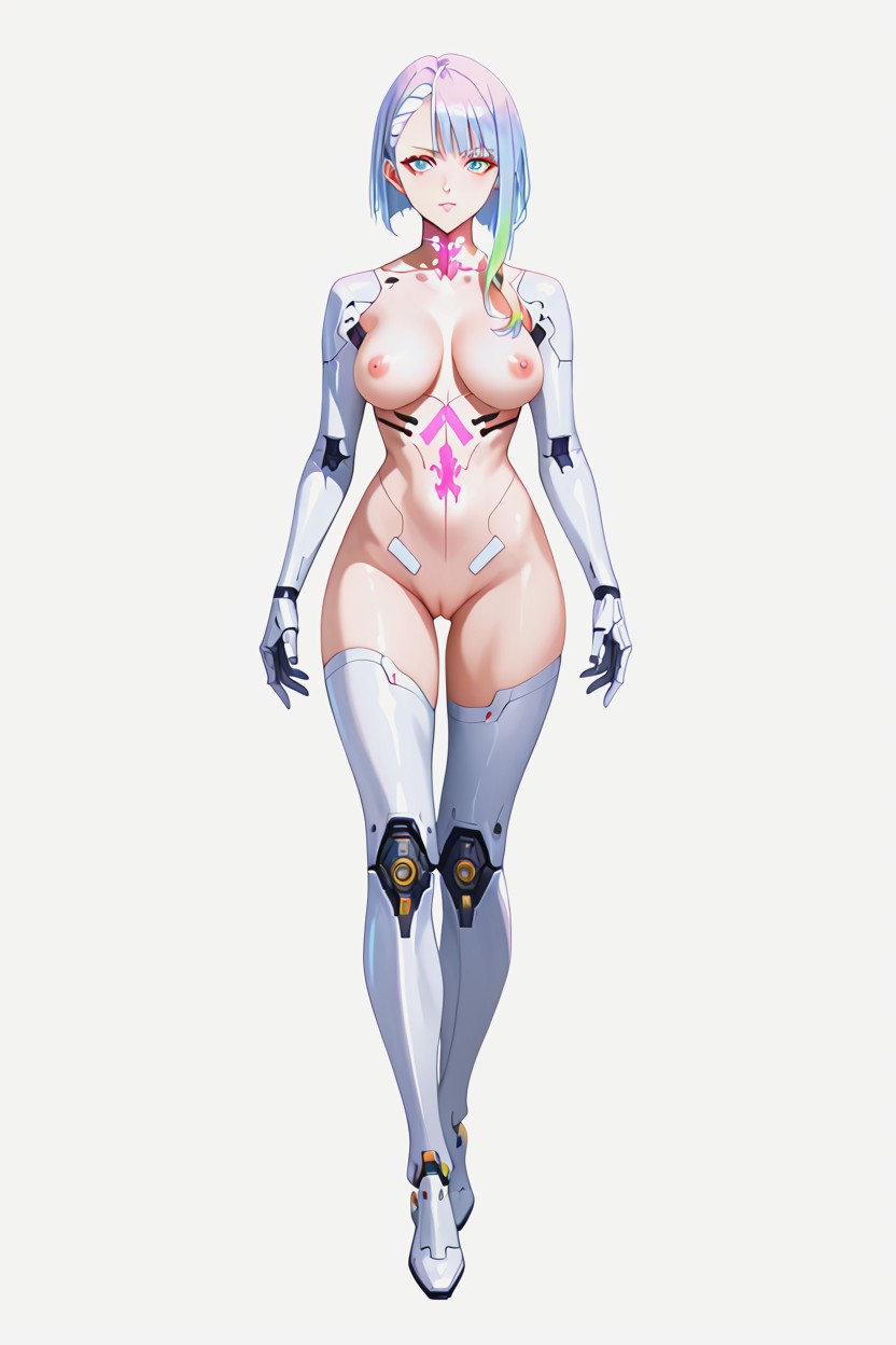 Soft Pink Lips, Full Body, Front View Hentai AI Porn