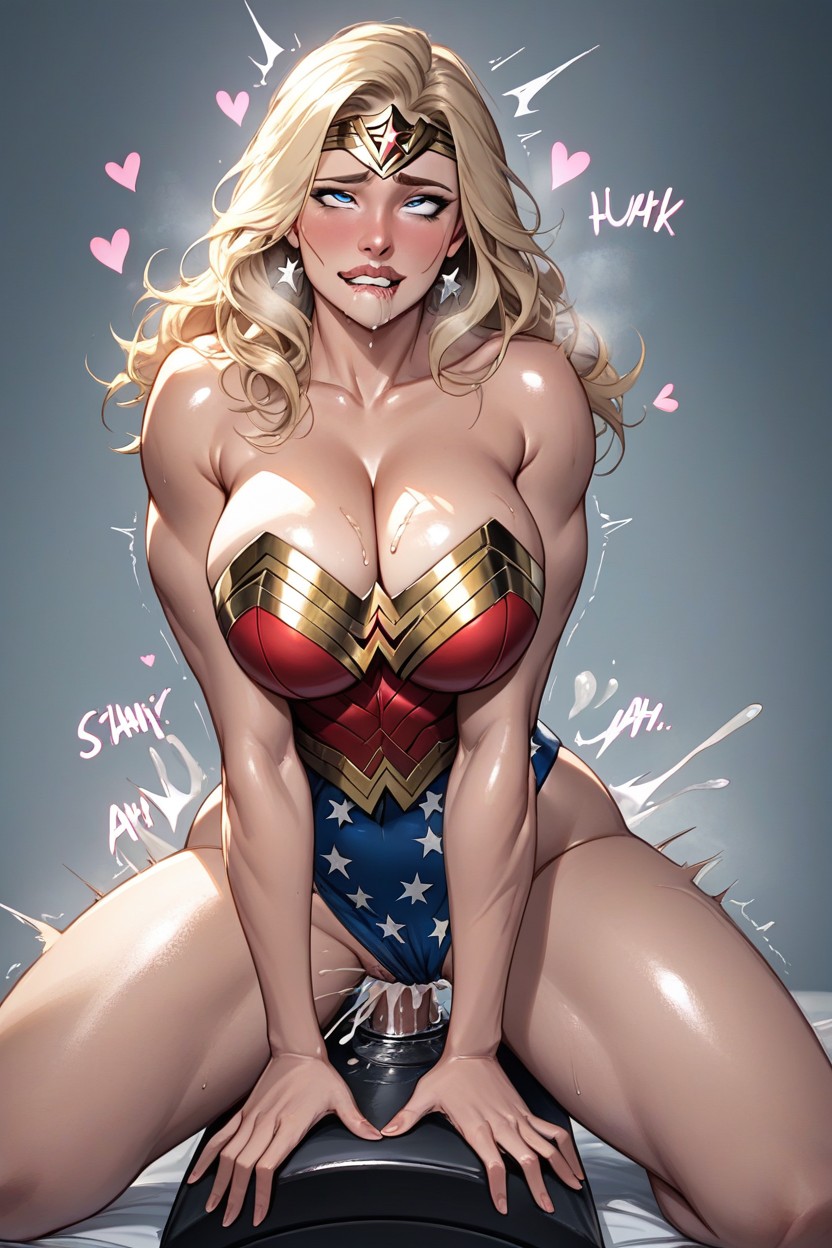 Tight Clothes, Biting Lip, Big Breasts AI Porn