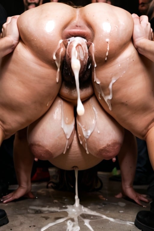 Cum In Hair, Double Vaginal Penetration, Gangbang BBW AI Porn