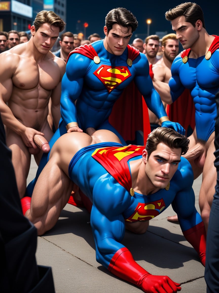 Anal Sex, Masculine, Gay Men AI Gay Porn