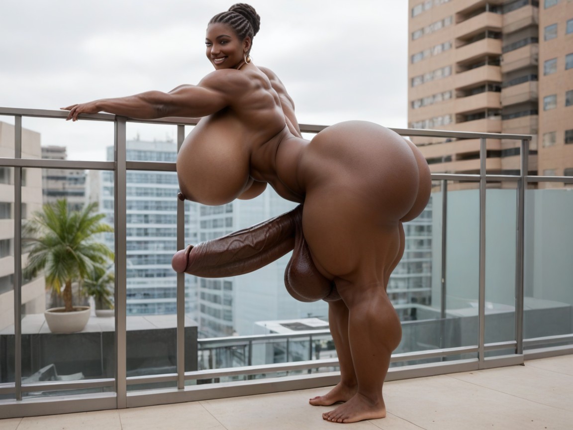 Gigantic Biceps, Full Body, Massive Breasts Shemale AI Porn