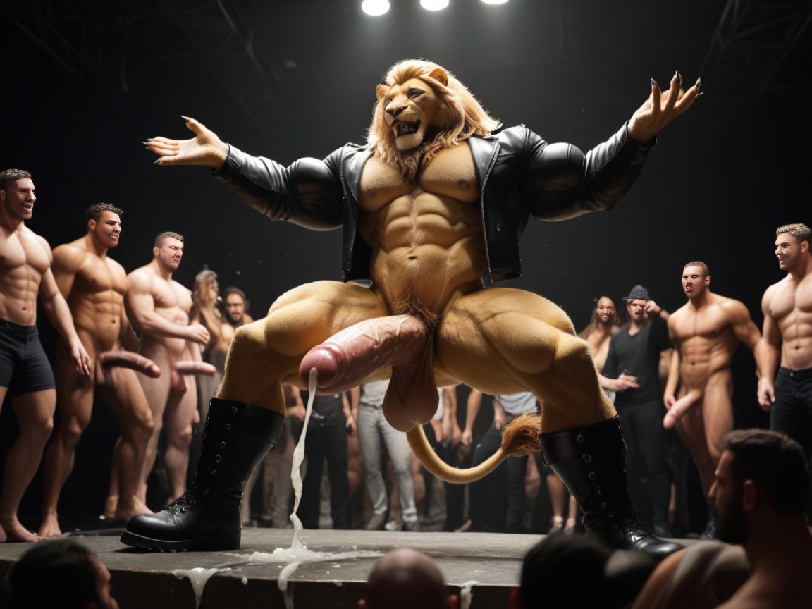 Form Fitting Clothes, Dancers Cumming, Cock AI Porn