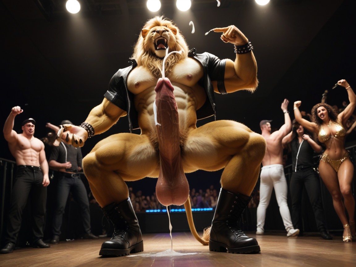 Rockstar, Enormous Cock, Dancers Have Cocks Exposed AI Porn