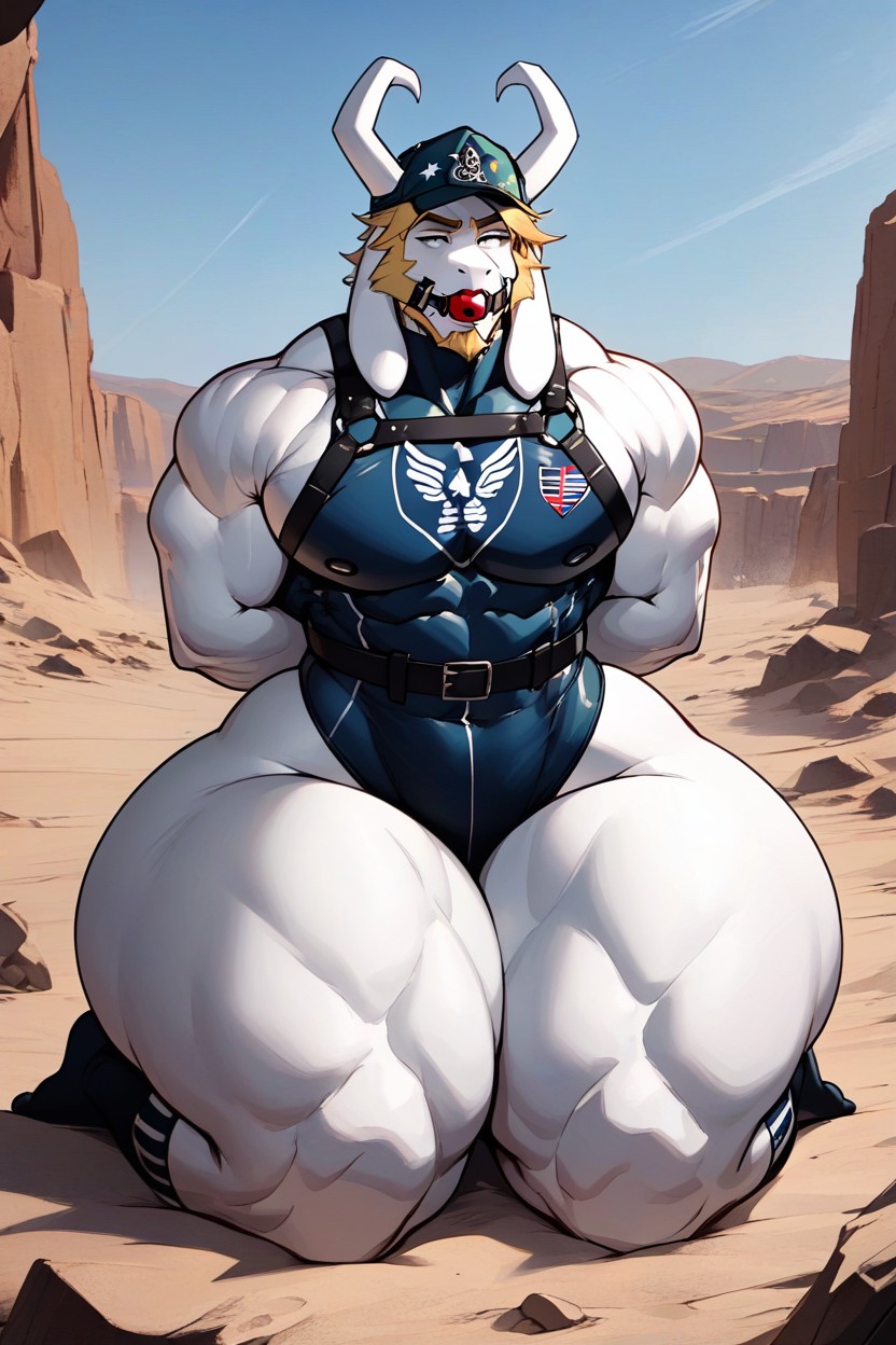 Waist, Leotard, Asgore AI Gay Porn