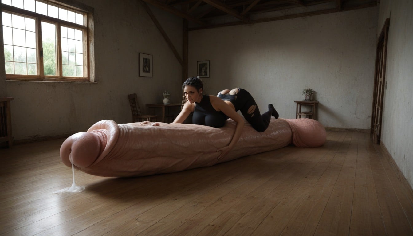 Hyper Erection Cock, Enormous Giant Giga Hyper Penis, Cocks The Size Of The Whole Room AI Porn