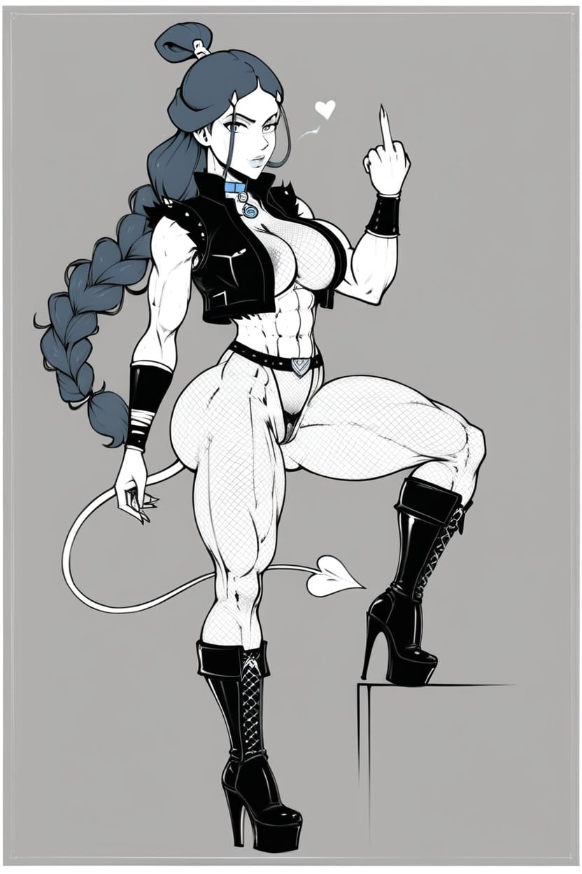 Muscle Hypertrophy, Looking At Viewer, Form Fitting Uniform AI Porn