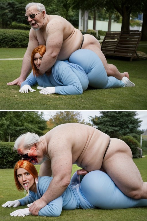Small, 50+, Standing AI Gay Porn