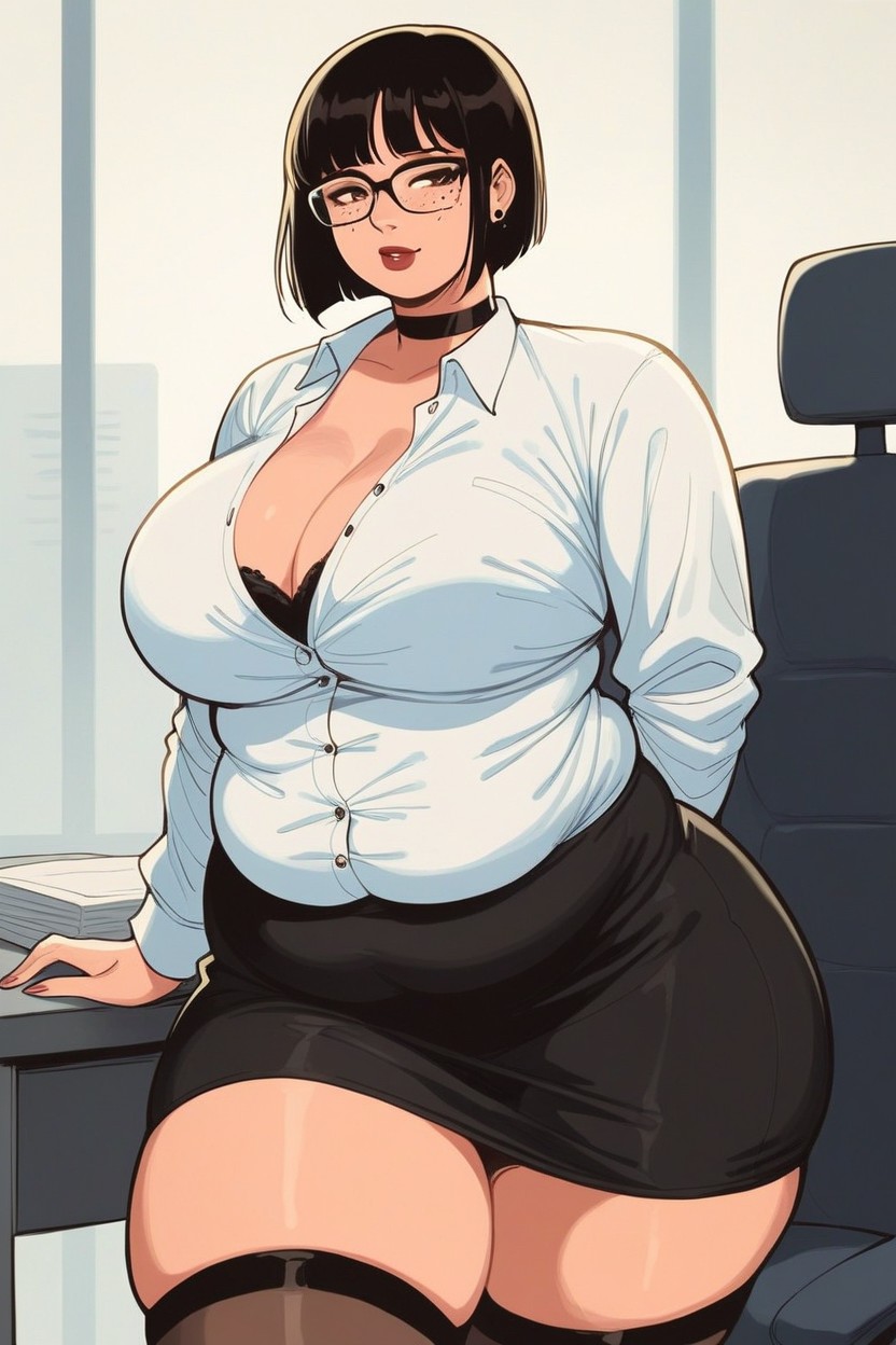 Soft Belly, Thicc, Straight Hentai AI Porn