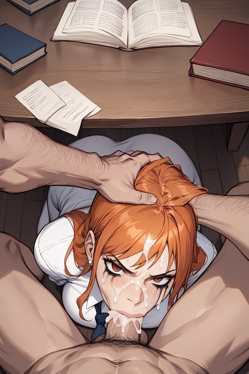 Angry, Gryffindor Uniform, Arms Behind Head Hentai AI Porn