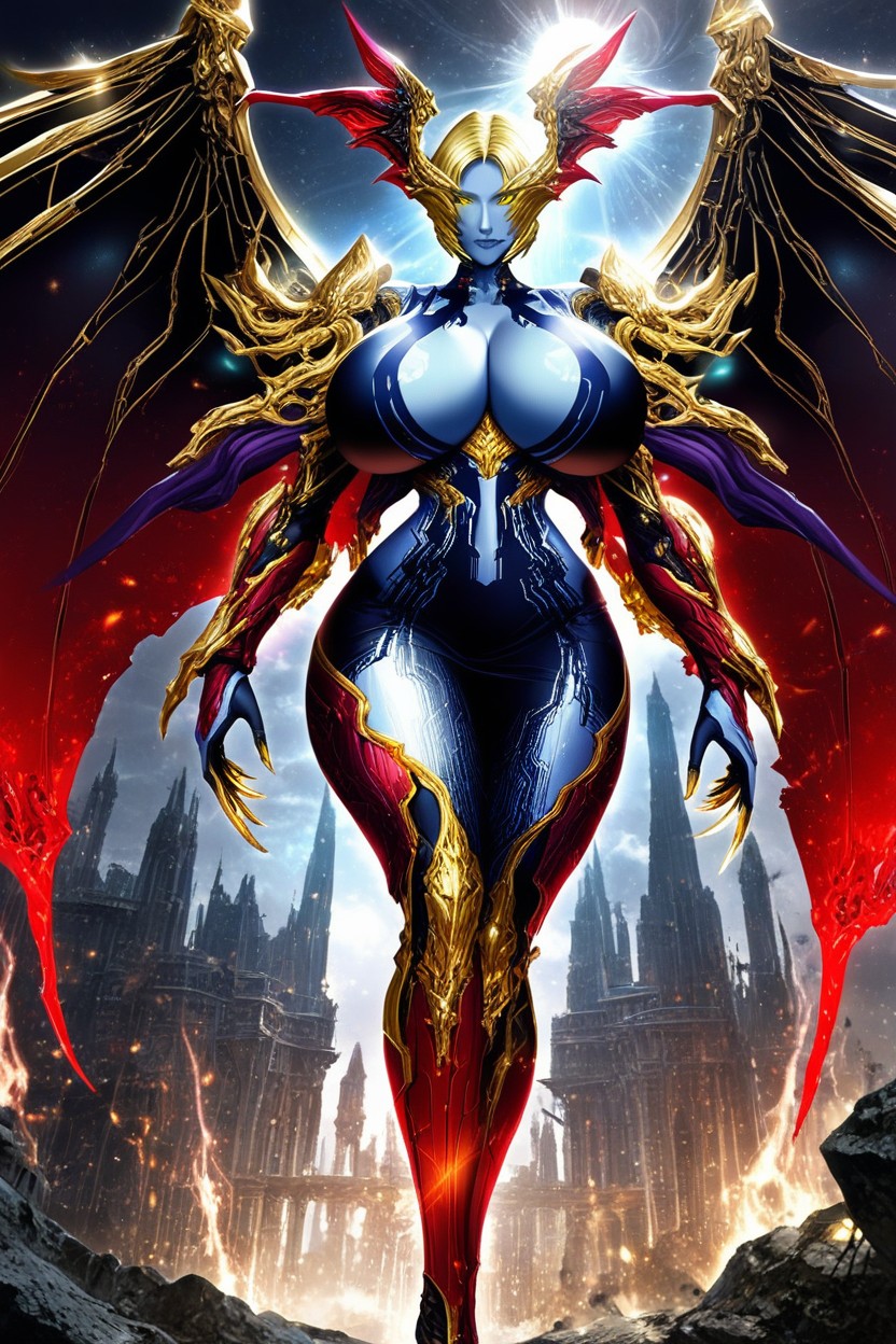 Huge Ass, Add Detail, Gold Shoulder Armor Hentai AI Porn