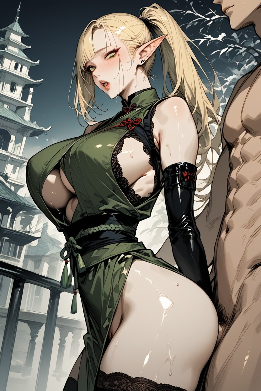 Warm Colors, Heavy Rain, Top Down Hentai AI Porn