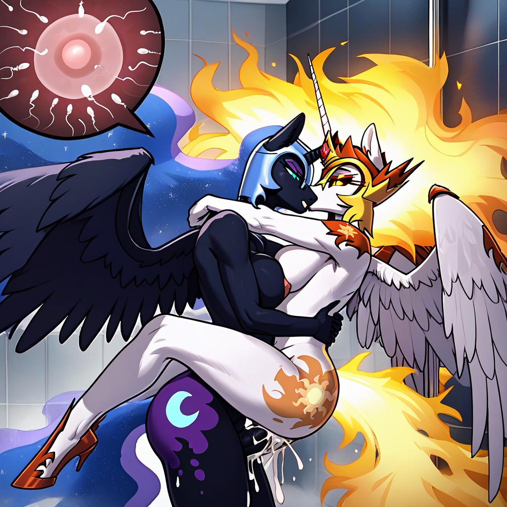 Rough Sex, Legs Wrap, Half-closed Eyes Furry AI Porn
