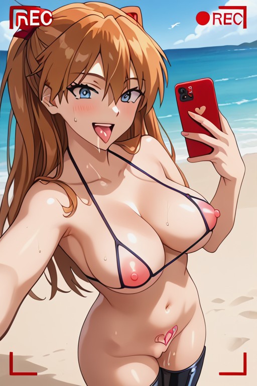 Drool A Lot, Medium Ass, Underboob Hentai AI Porn