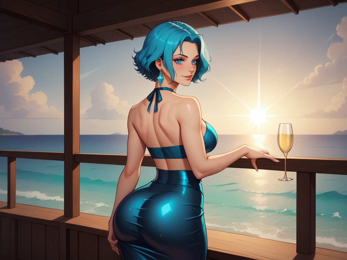 Pixie Hair, Clothes Ultra Detailed, Tight Round Ass Hentai AI Porn