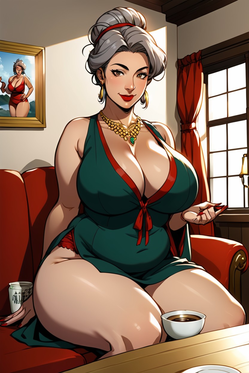 Sunny, 50+, Green Choli AI Porn