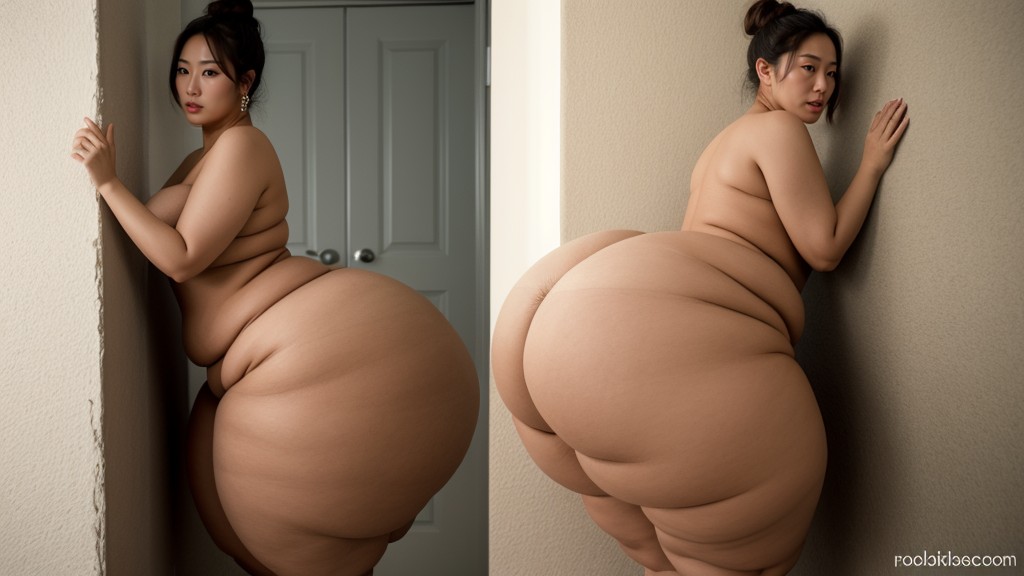 Feet, Giant Fake Butt, Korean Women AI Porn