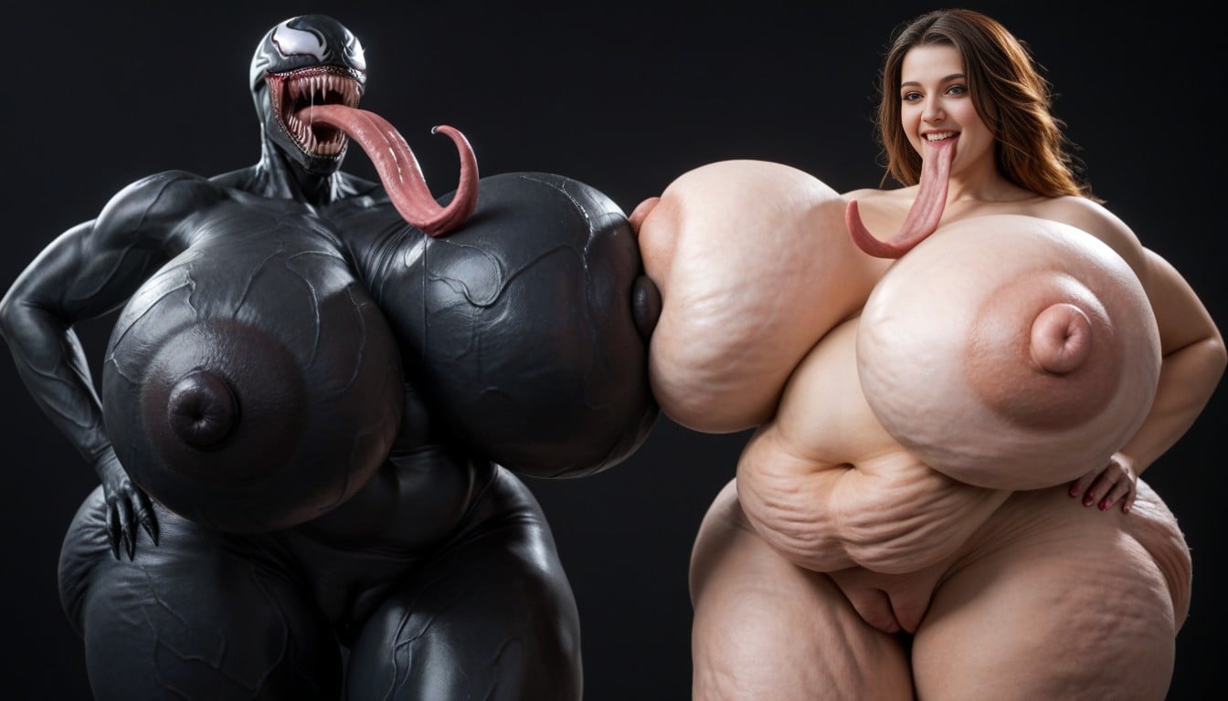 Huge Long Thick Nipples, Mega Hips, Colossal Breast AI Porn