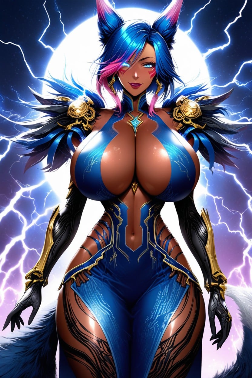 Sci Fi Shrine, Red Lipstick, "garuda From Warframe" Hentai AI Porn