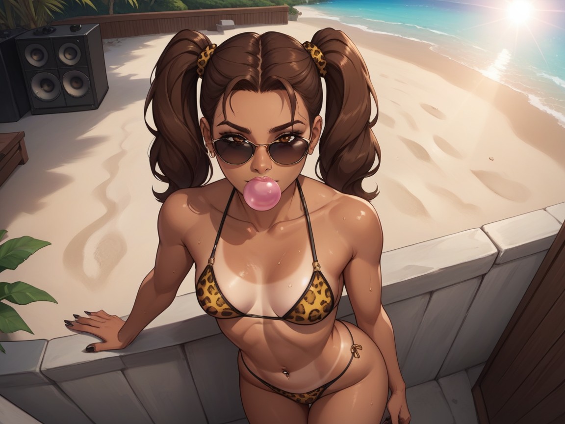 1 Person, Dark Skin Brown, Sweaty Hentai AI Porn