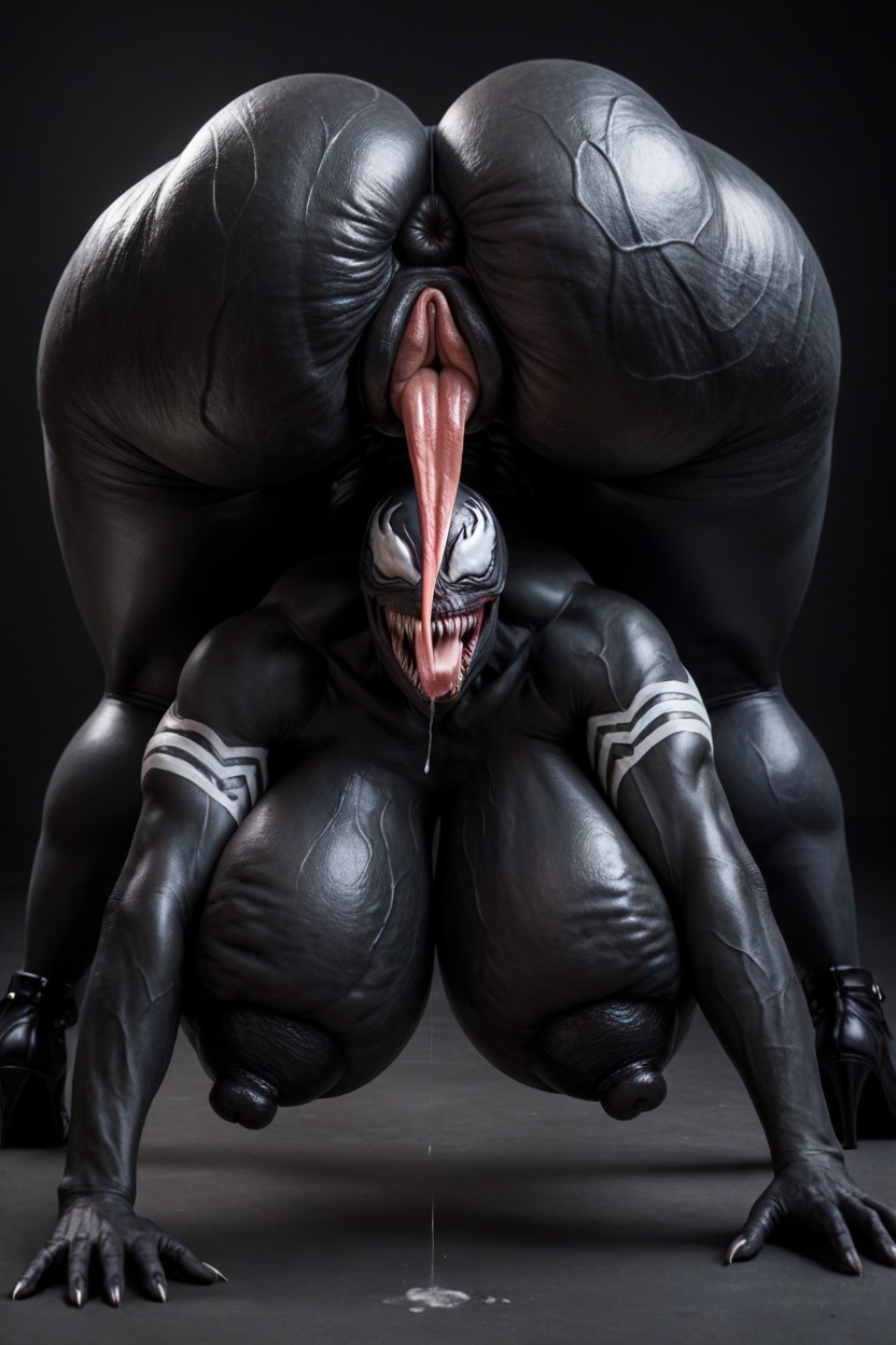 巨大な乳房, Long Tongue, Bubble Butt AIポルノ