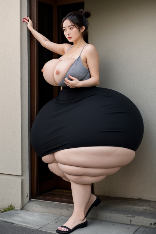 Wall Ass, Massive Bbl, Brazilian Butt Lift AIポルノ