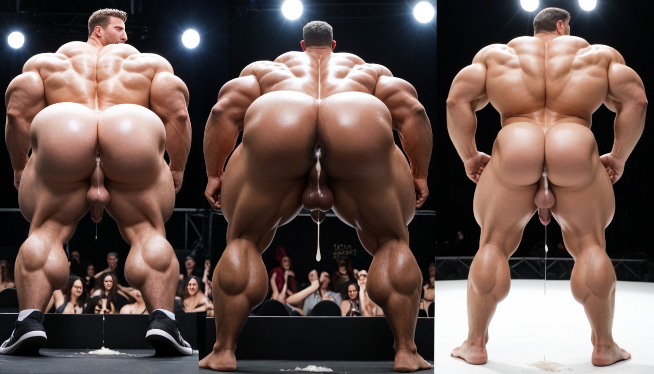 Small, Hyper Boobs, Showing Anus With Cum Dripping Out Of Anus AI Gay Porn