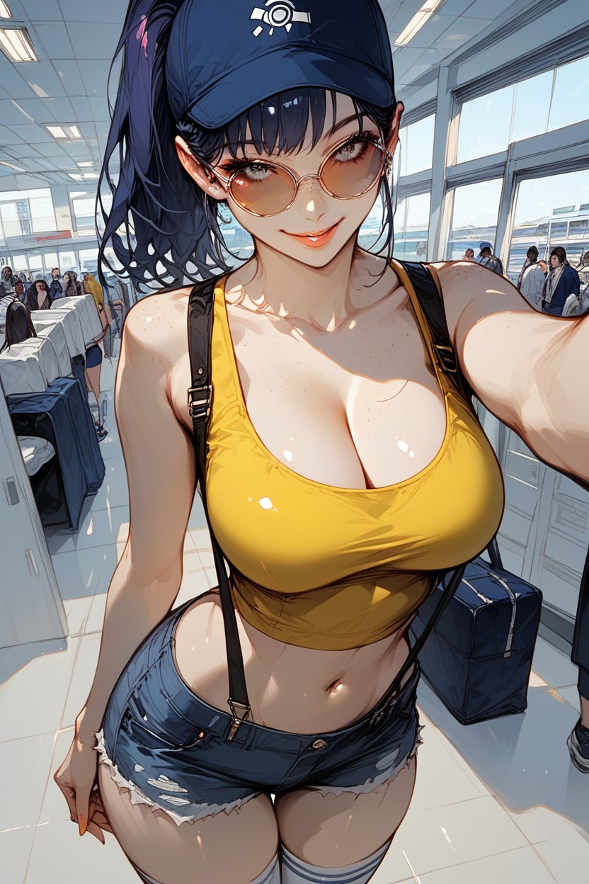 Seoul, Gray Eyes, Sneakers Hentai AI Porn