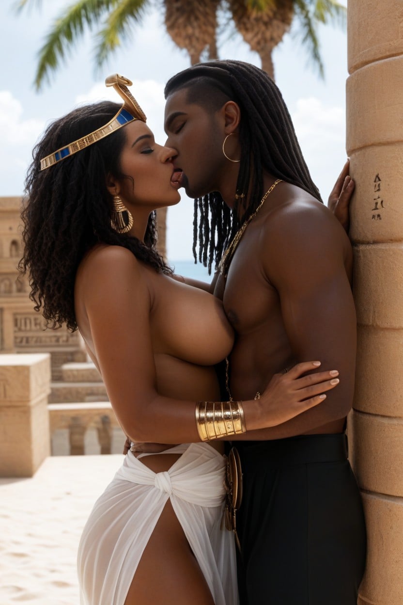 Egyptian King, Fullly Clothed, Waist Shot AI Porn
