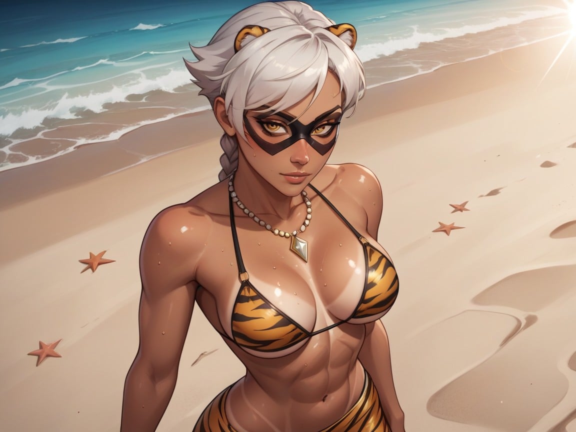 Wide Waist, Sunny, Bobcut Hentai AI Porn