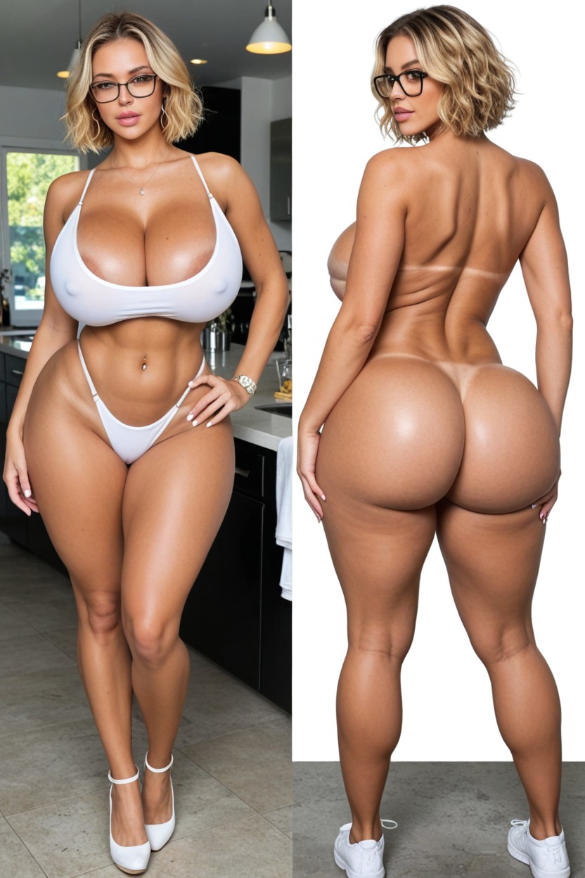 Hyper Glute Shelf, Resolution, Hyper Wide Hips AI Porn