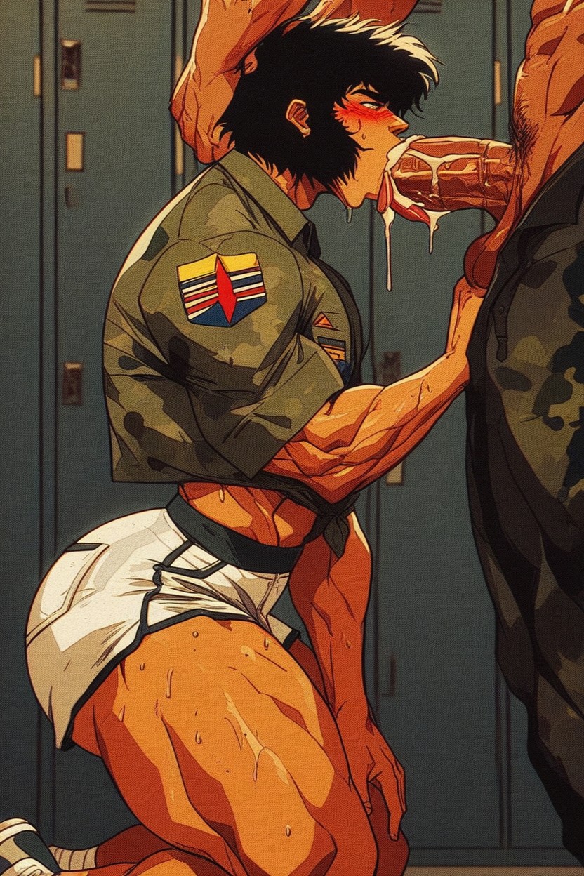 18+, Bodybuilder, Aggressive AI Gay Porn