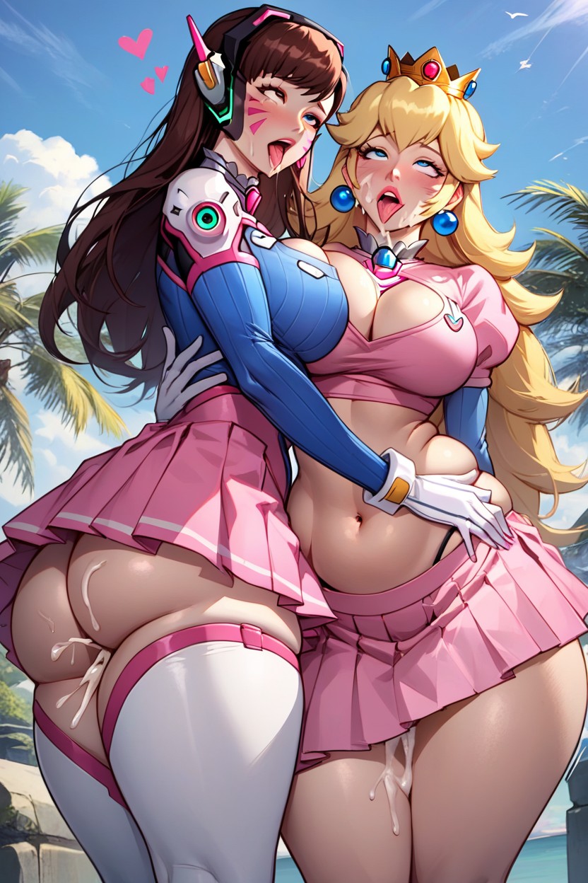 Horny, Heart-shaped Opening In The Chest, Touching Chest AI Porn