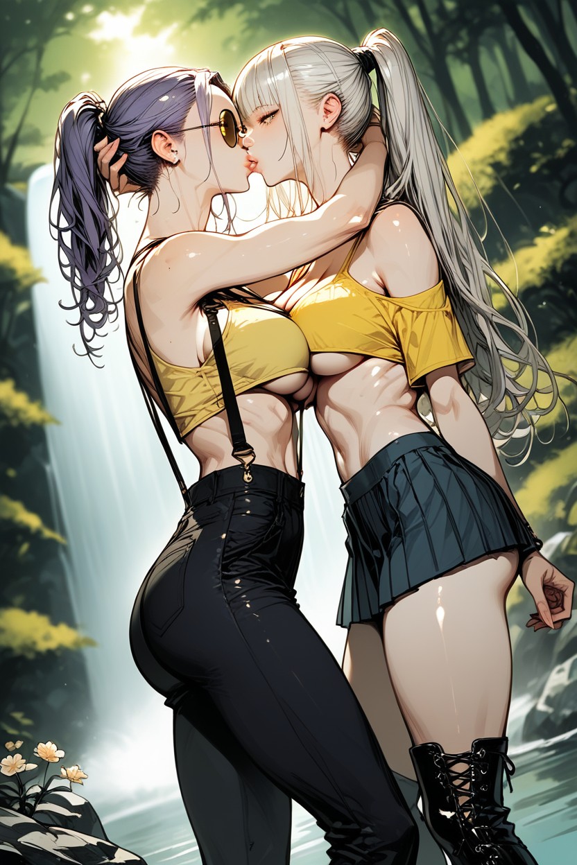Half Sleeve, Big Natural Breast, Off Shoulder Hentai AI Porn