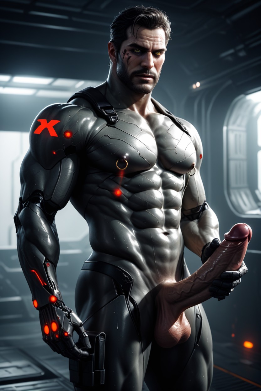 Thighs And Legs Exposed, Light Filtering Through Sinewy Structures, Fisheye Camera AI Gay Porn