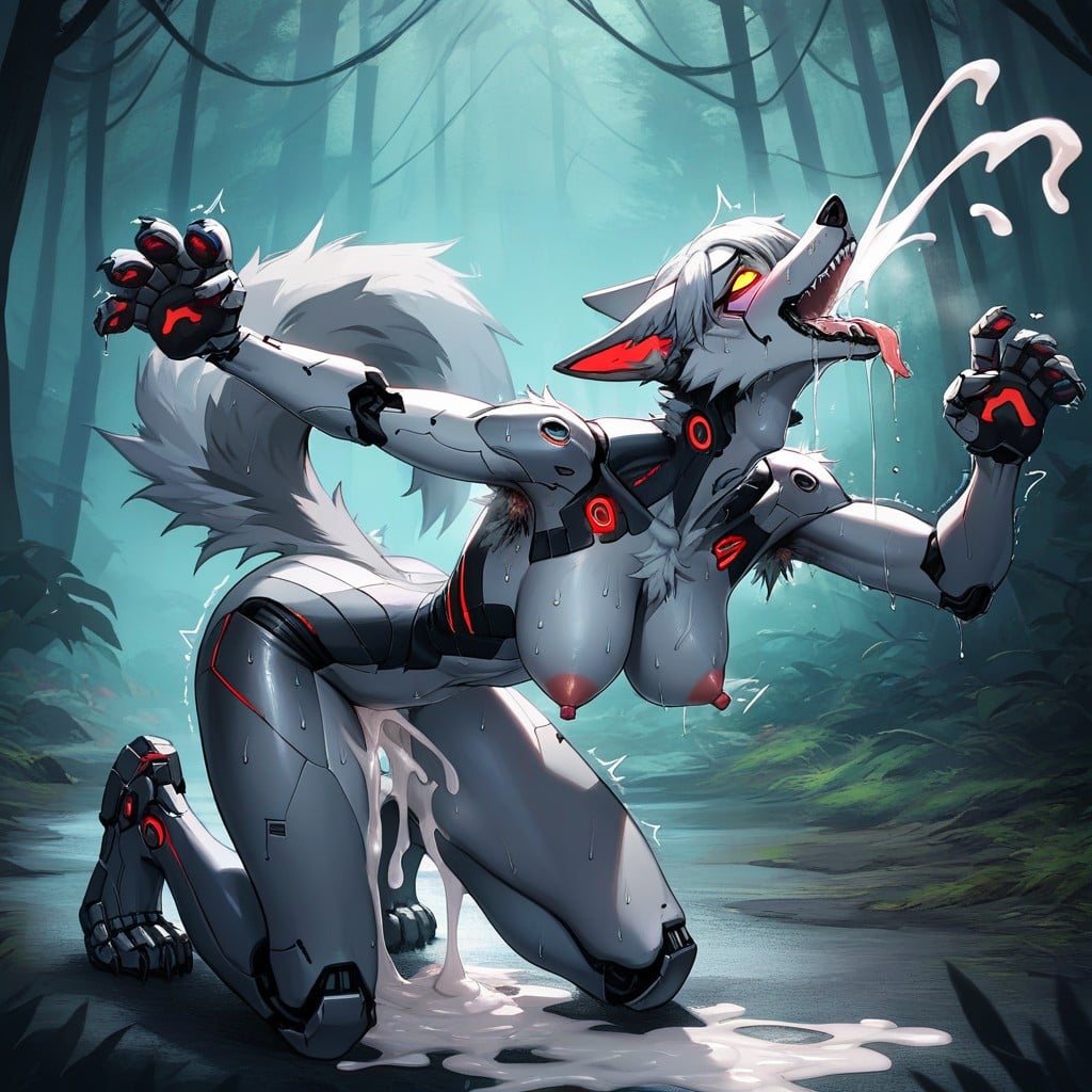 All Fours, Cyberpunk Forest, Cutesy AI獸人黃片