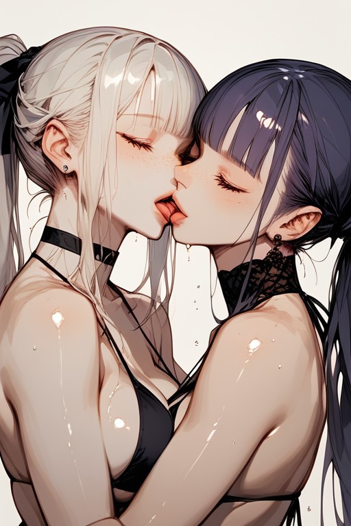 Gloss Lips, Hourglass, Close Up Hentai AI Porn