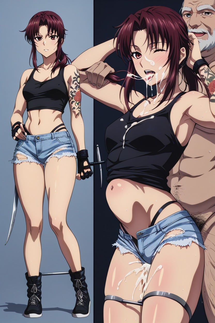 18+, Brunette, Sweating Hentai AI Porn