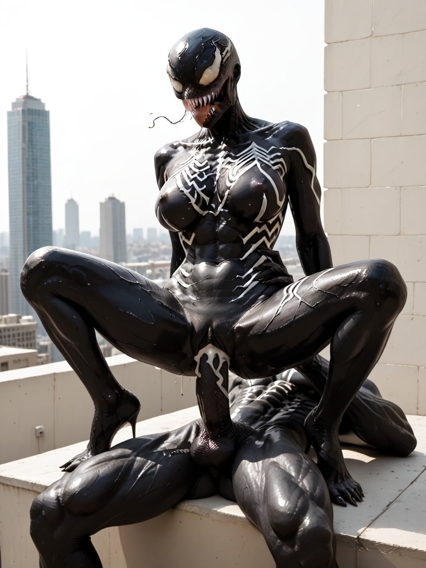 Female Version Of Venom, Vaginal Penetration, Extreme Creampie AI Porn