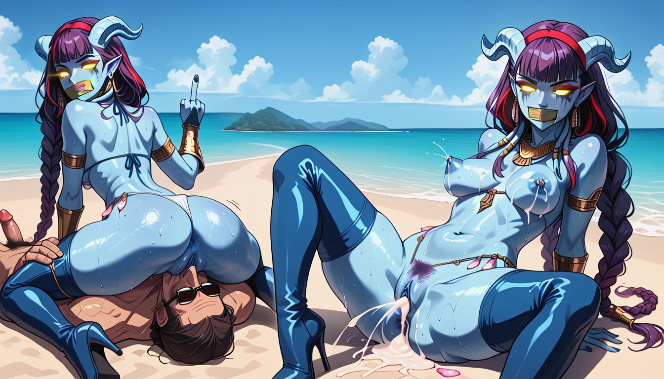 Azure Smartphone, Fully Naked, 69 Hentai AI Porn