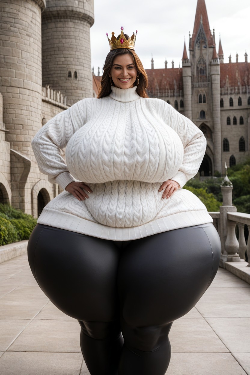 Extra Thick, Chubby, Gigantic Hips AI Porn