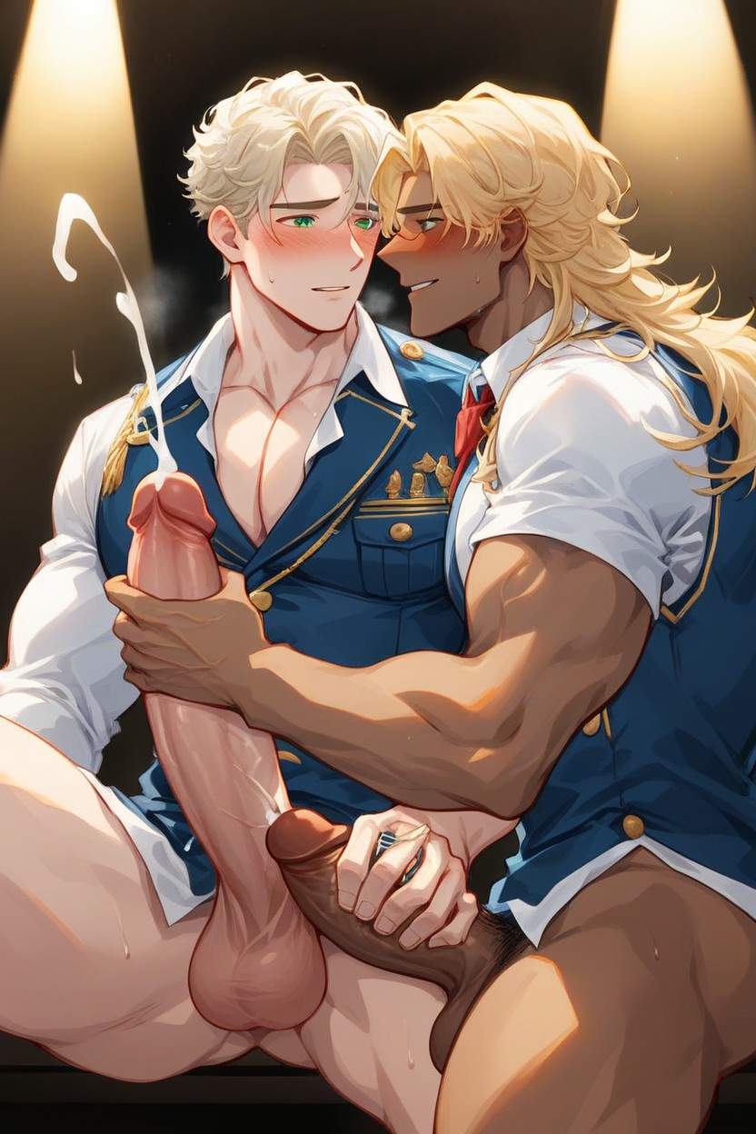 Masturbation, Blush Over All Face, Male Focos AI Gay Porn