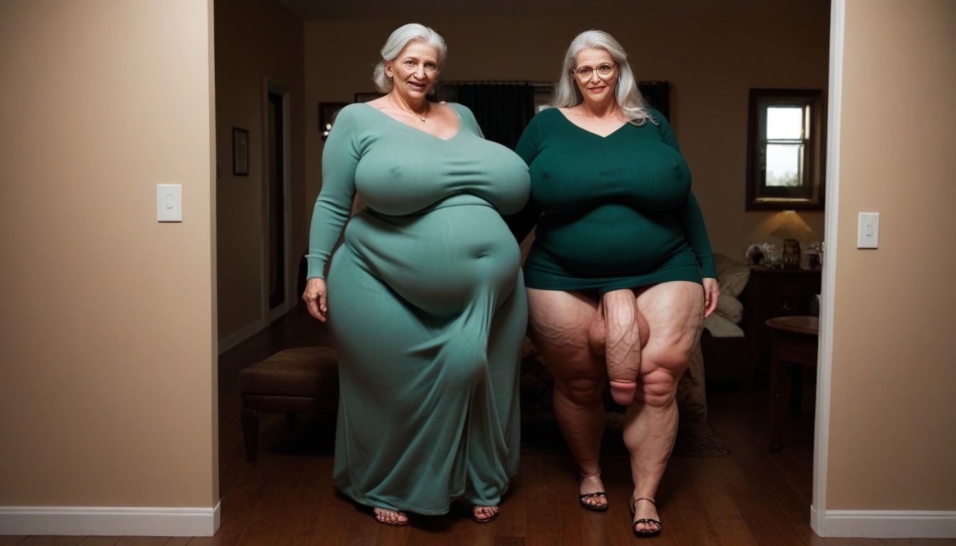Long Sweater Dress, Straight, Long Length AI Porn