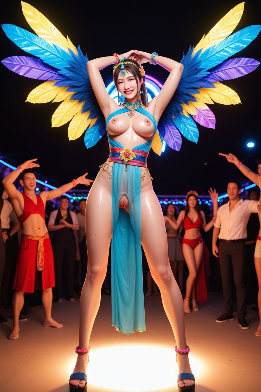 Decorative Anklets, 18+, Perfect Body Porno IA Asiatique