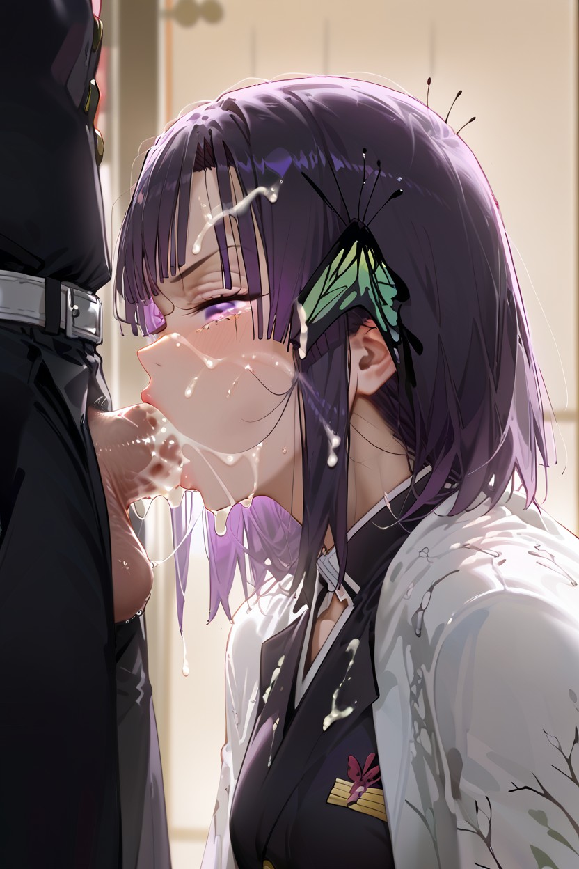 Viewers View, Correct Anatomy, Cum On Face Hentai AI Porn