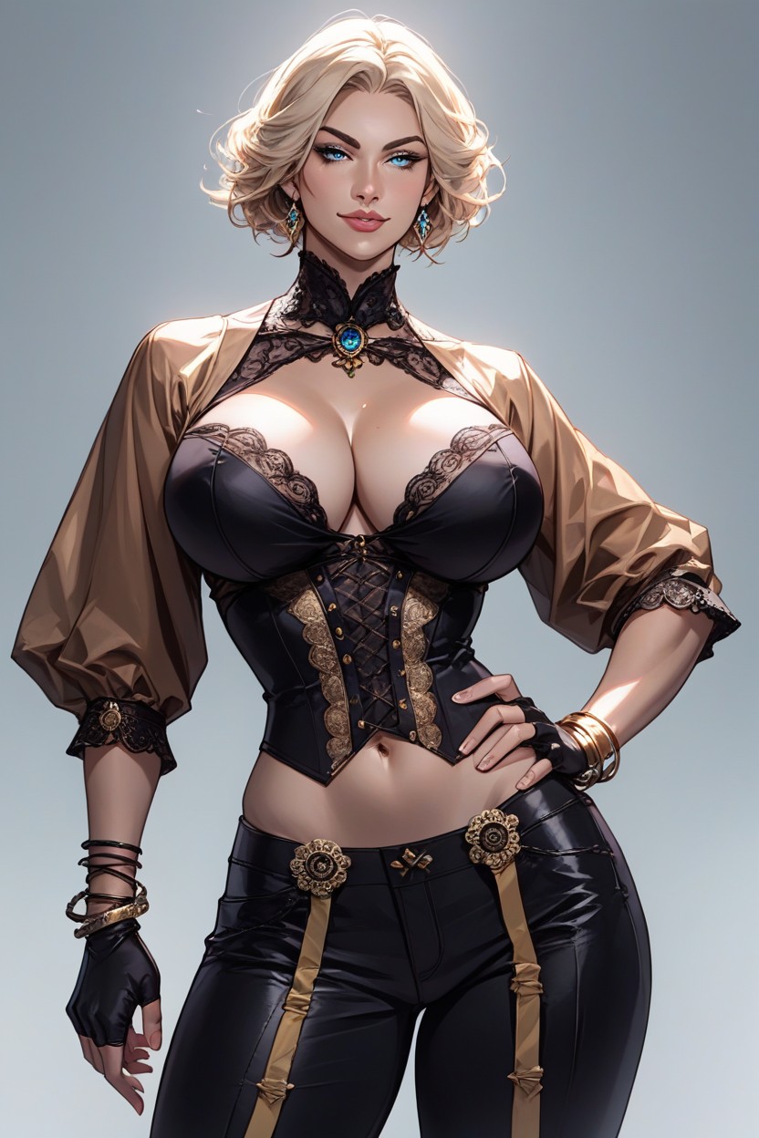 Seductive Smile, Highly Detailed, Perfect Body Hentai AI Porn