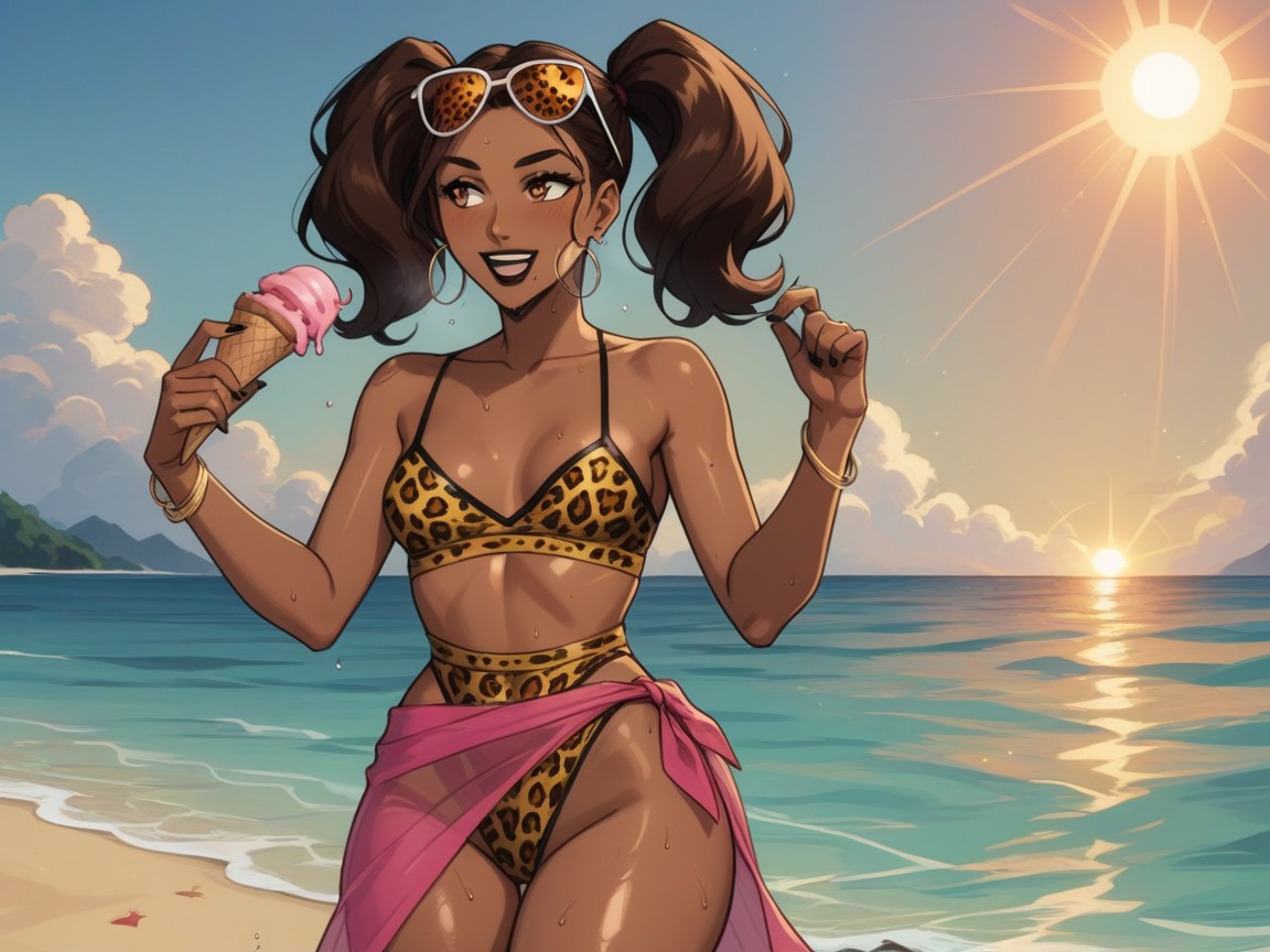 Culo Redondeado, Ultra Detailed, Mediodía Porno latina IA