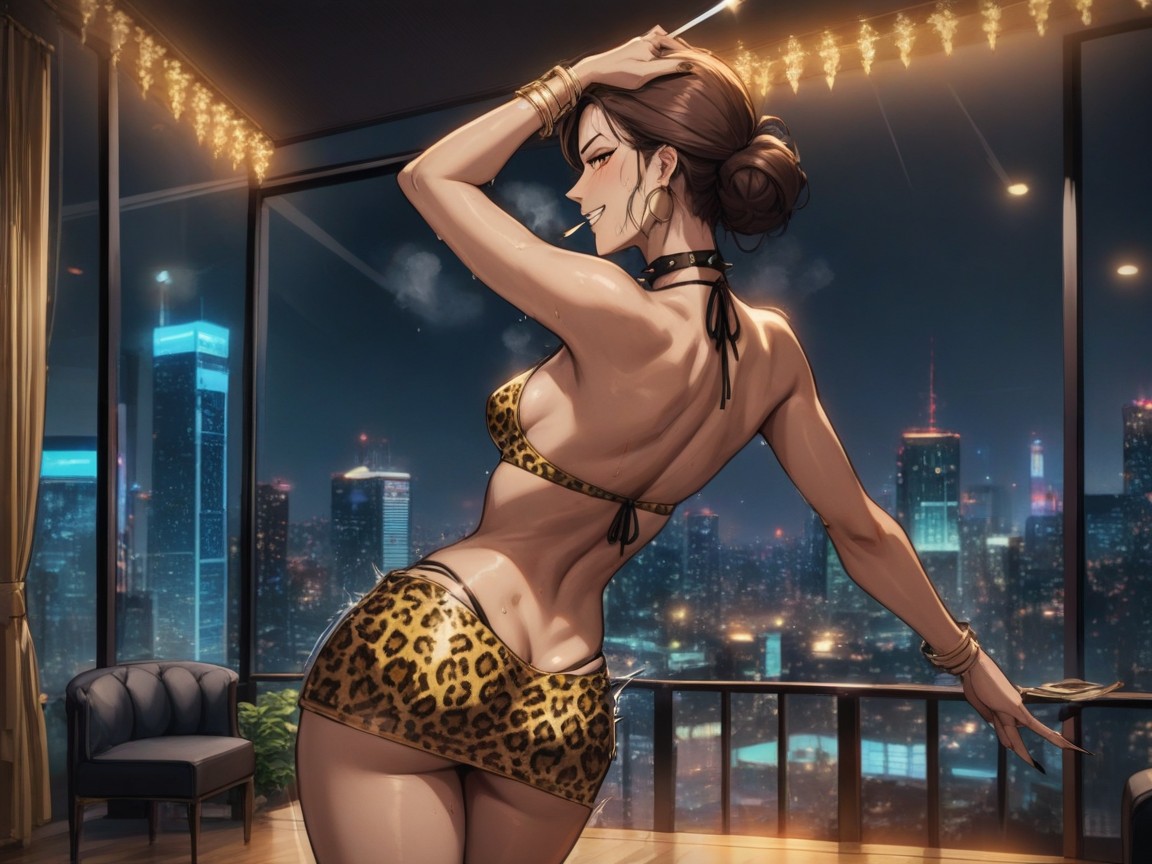 Low Chest Width, Party Background, Linhas De Salto Porno IA latina